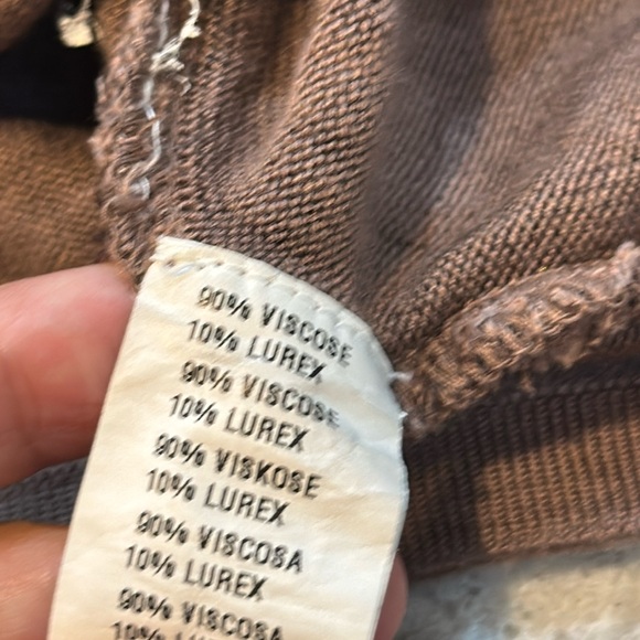 Anthropologie | Blank London | Boho Long Sleeve Lurex Blouse Size M Medium - Picture 13 of 14